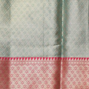 Sky blue And pink Art Silk Saree