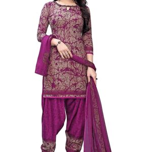 YashikaWomen's Crepe Unstiched Salwar Suit Material